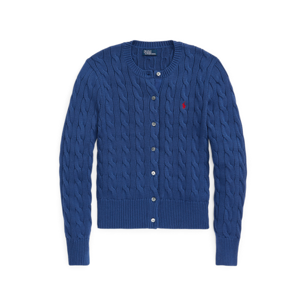 POLO RALPH LAUREN】ケーブルニット コットン クルーネック  
