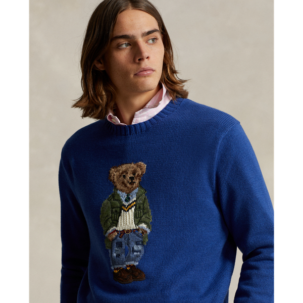 ファッションラルフローレン熊カウチンセーター