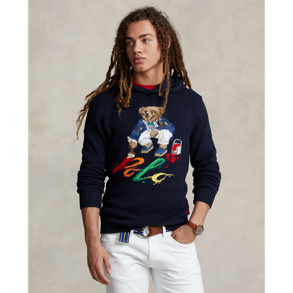 POLO RALPH LAUREN】Polo ベア コットン フーデッド セーター