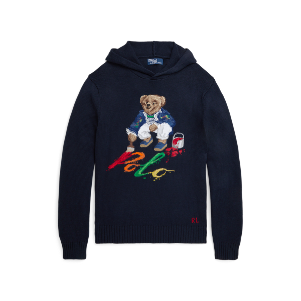 POLO RALPH LAUREN】Polo ベア コットン フーデッド セーター