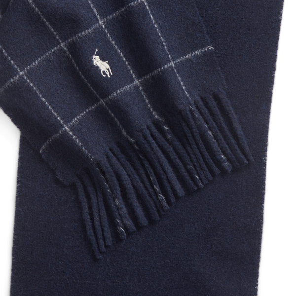 POLO RALPH LAUREN】ウィンドーペーン プラッド ウールブレンド