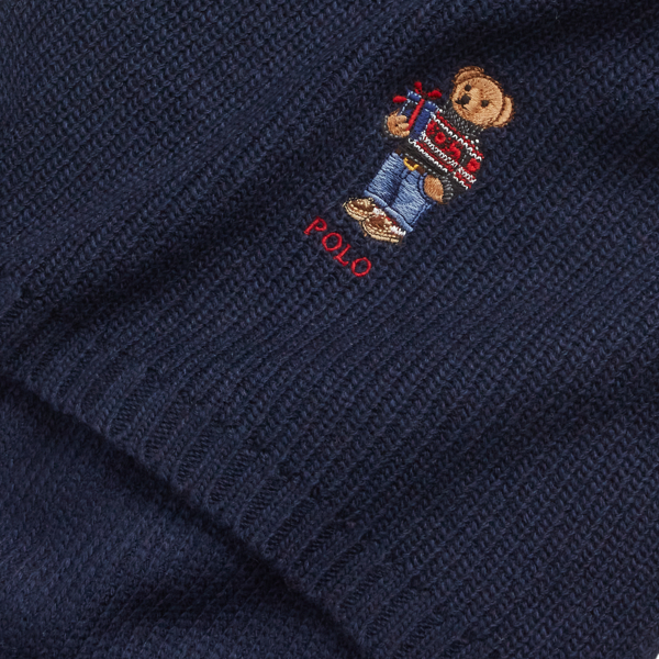 POLO RALPH LAUREN】Polo ベア リブニットマフラー | (ファッション