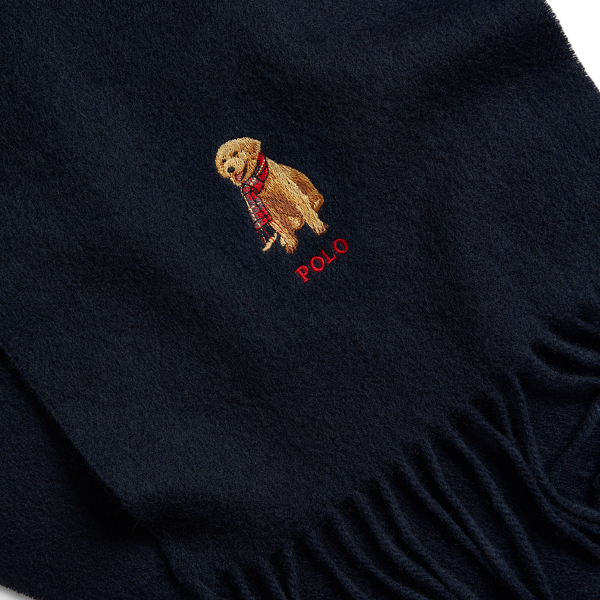 POLO RALPH LAUREN】ゴールデン レトリバー ウール マフラー