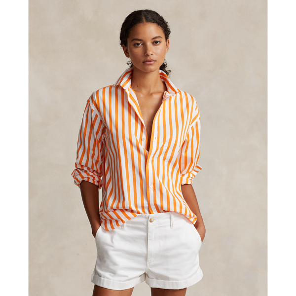 POLO RALPH LAUREN】ストライプド コットン シャツ | (トップス/シャツ 