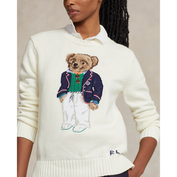 POLO RALPH LAUREN】Polo ベア コットン クルーネック セーター  