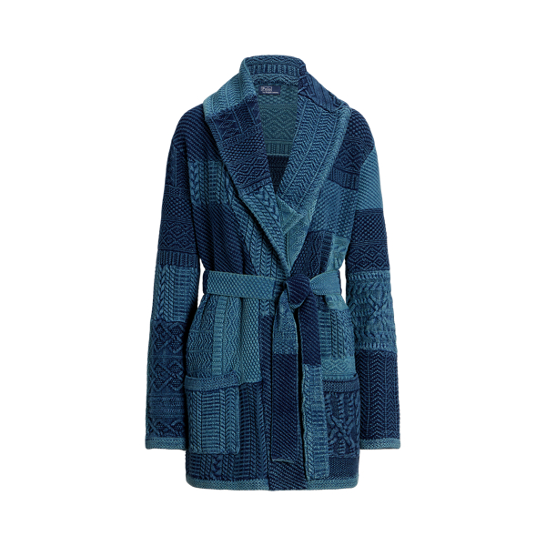 POLO RALPH LAUREN】コットン パッチワーク カーディガン | (トップス  