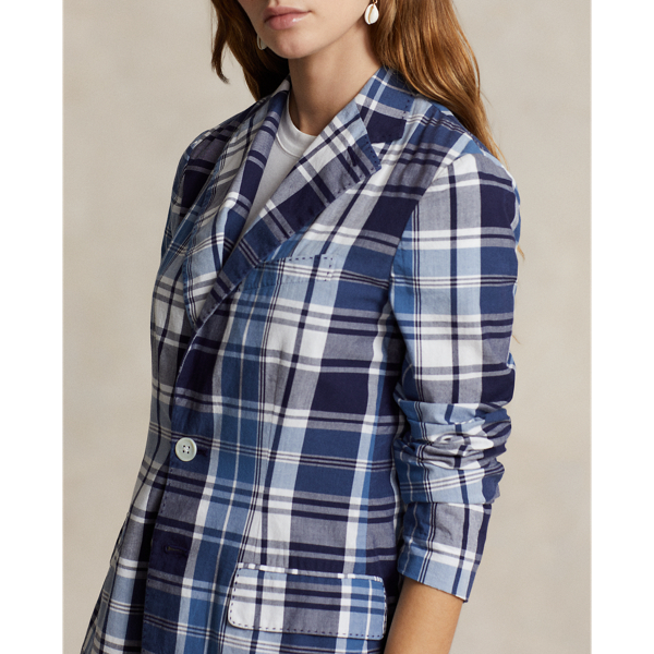 POLO RALPH LAUREN】プラッド コットン ブレザー | (ジャケット  