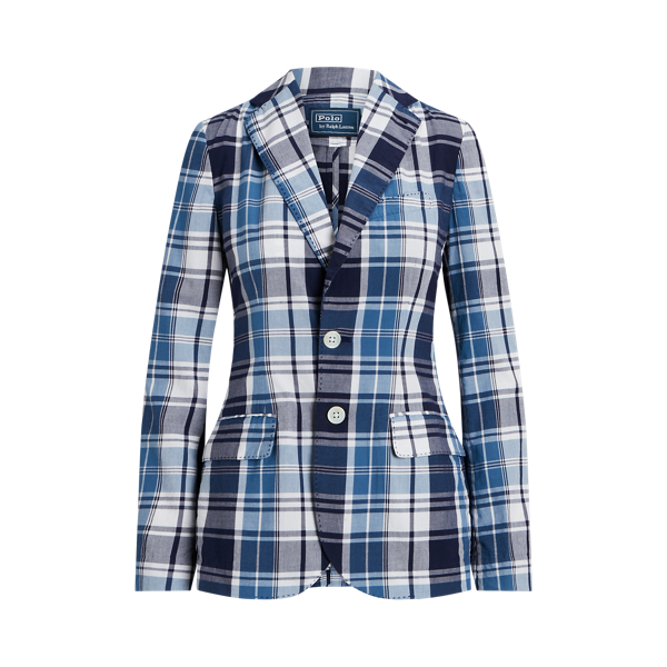 POLO RALPH LAUREN】プラッド コットン ブレザー | (ジャケット  