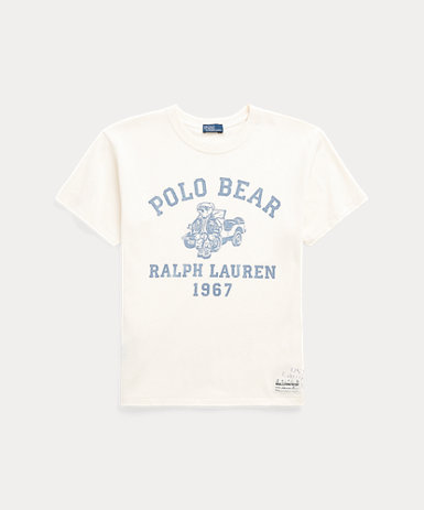 Polo ベア グラフィック コットン ジャージー Tシャツ
