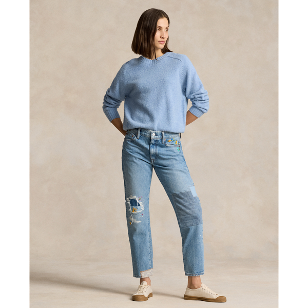 ポロラルフローレンパッチワークデニムパンツ26