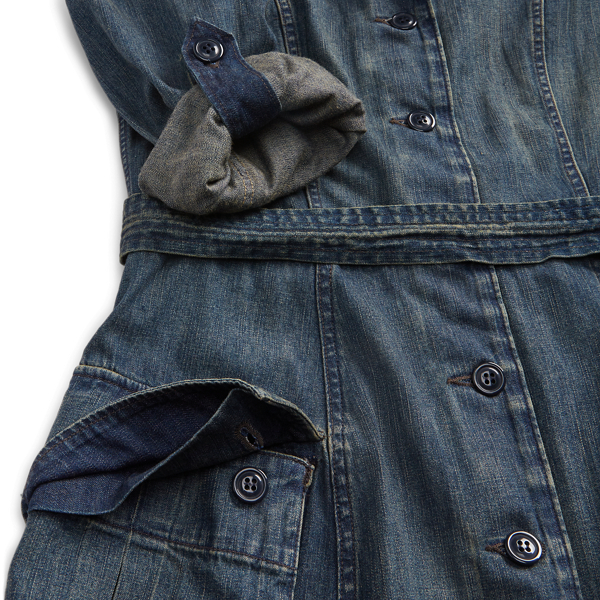 RRL】インディゴ デニム シャツドレス | (ワンピース/ドレス 