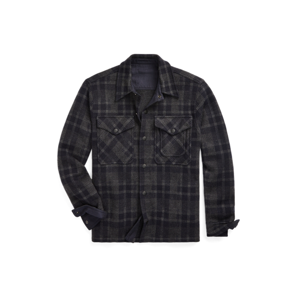 RRL】チェック ウール ワークシャツ セーター | (トップス/ニット 