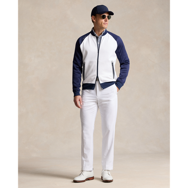 POLO GOLF｜RLX GOLF】カラーブロック ダブルニット ボンバー