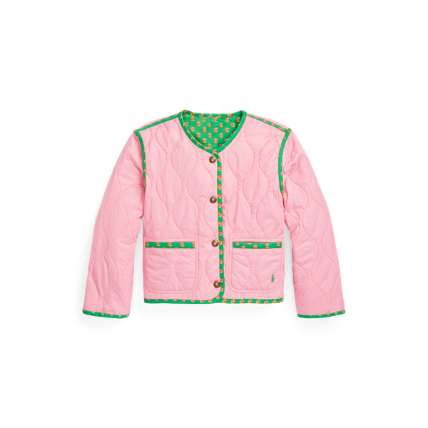 POLO RALPH LAUREN】フローラル リバーシブル キルティング ジャケット 
