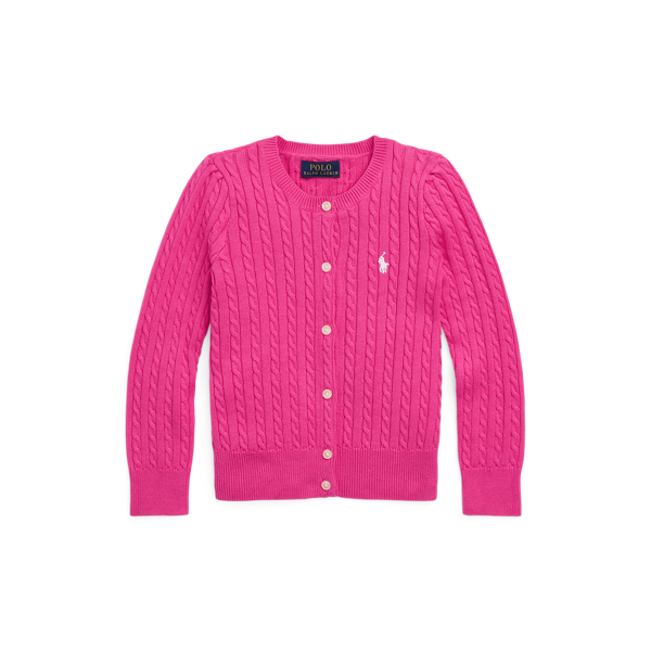 POLO RALPH LAUREN】ミニケーブル コットン カーディガン | (トップス  