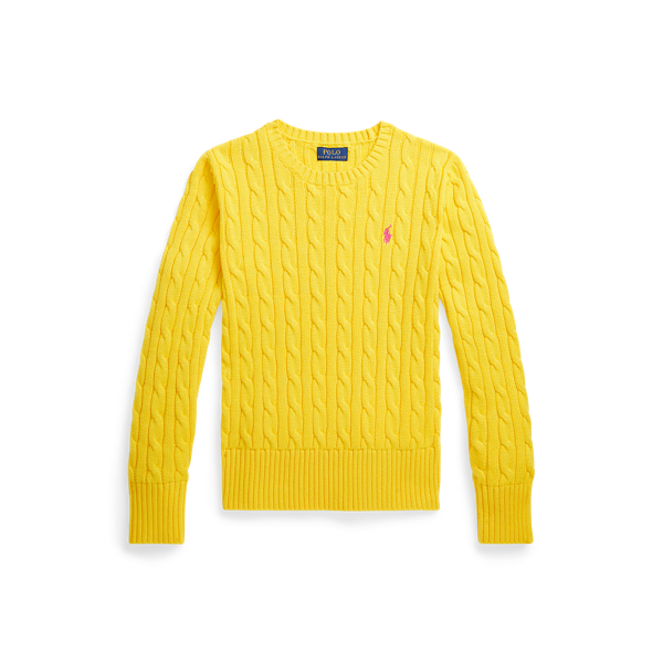 POLO RALPH LAUREN】ケーブルニット コットン セーター | (トップス 