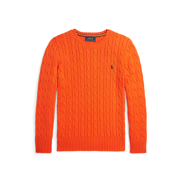 POLO RALPH LAUREN】ケーブルニット コットン セーター | (トップス  