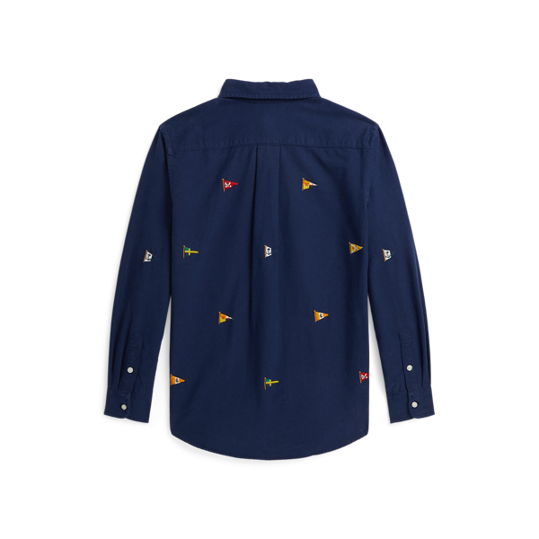 POLO RALPH LAUREN】ノーティカルフラッグ コットン オックスフォード 