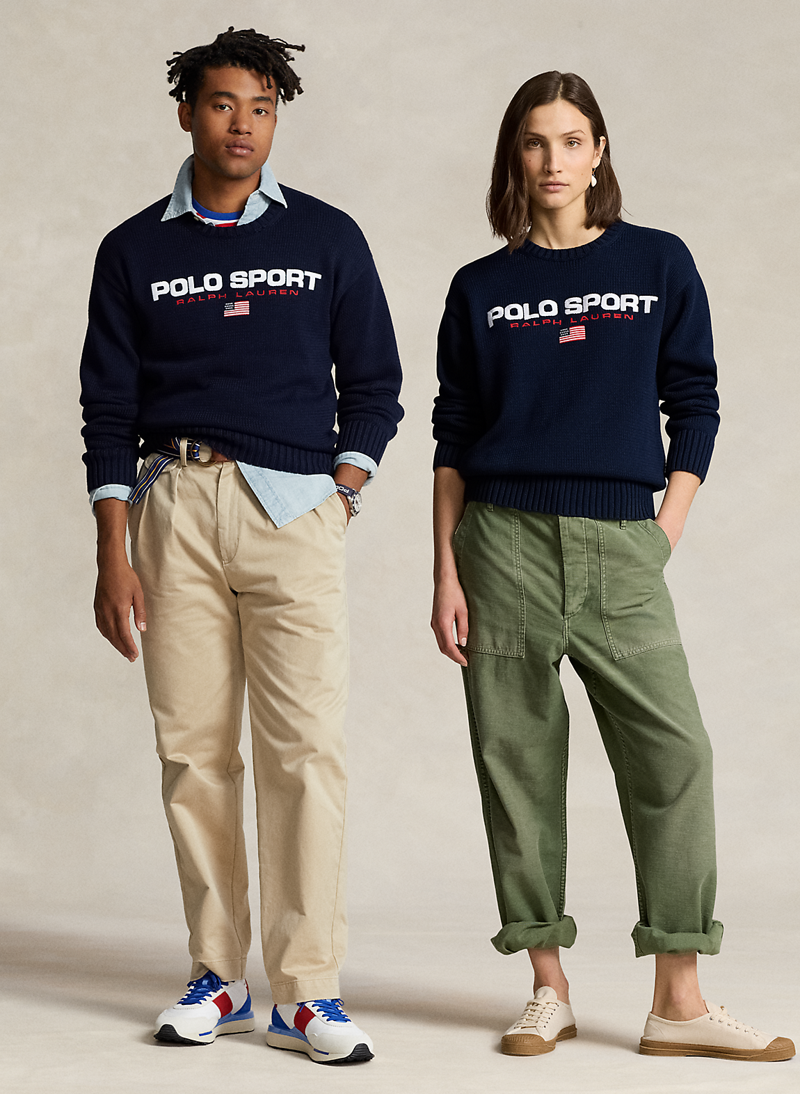 Polo Sport ビッグ フィット コットン セーター