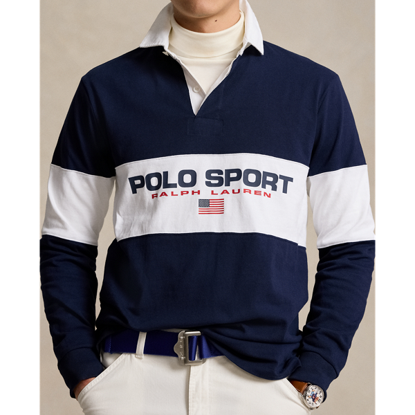 POLO RALPH LAUREN】Polo Sport クラシック フィット ラグビー シャツ
