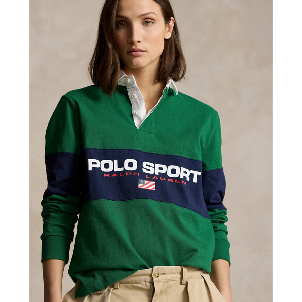 POLO RALPH LAUREN】Polo Sport クラシック フィット ラグビー シャツ