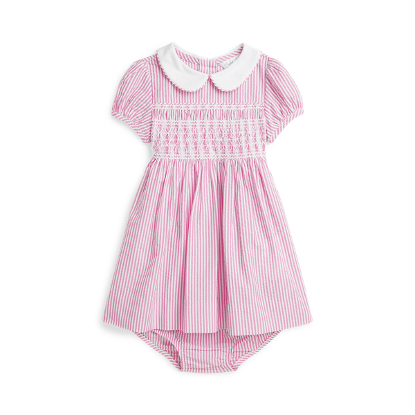 ラルフローレン 150 160 ワンピースピンクストライプS XS