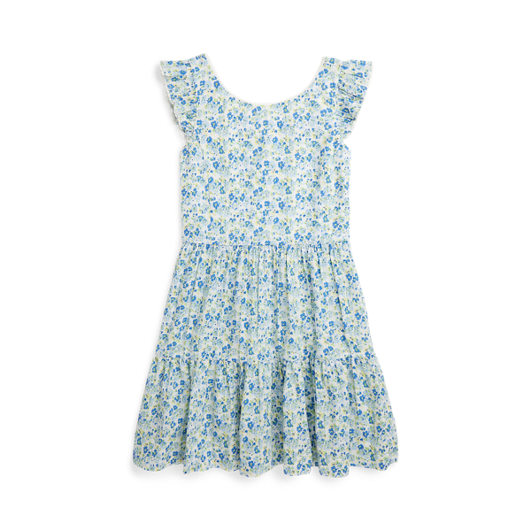 POLO RALPH LAUREN CHILDRENSWEAR】フローラル コットン シアサッカー 