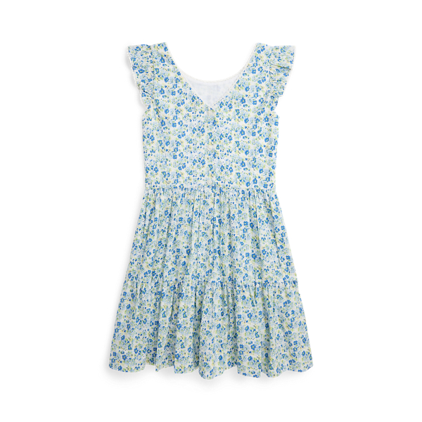 POLO RALPH LAUREN CHILDRENSWEAR】フローラル コットン シアサッカー  