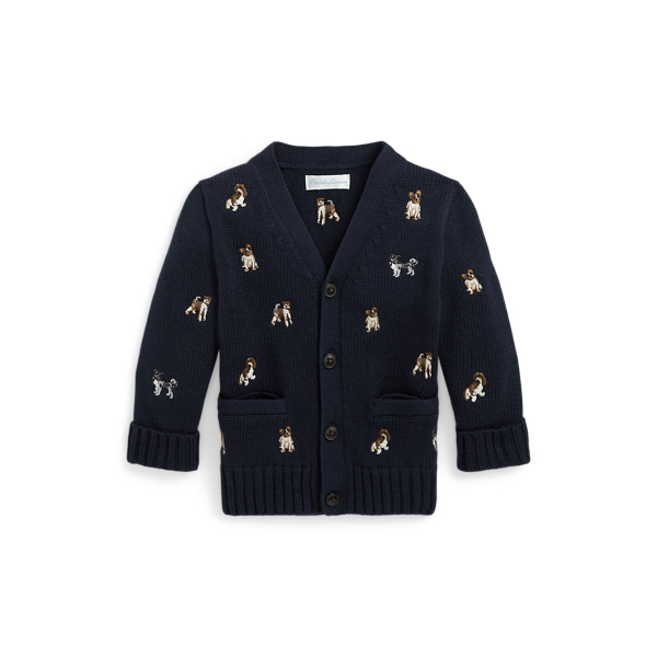 POLO RALPH LAUREN CHILDRENSWEAR】ドッグエンブロイダリー コットン 