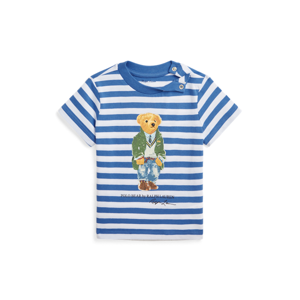 POLO RALPH LAUREN CHILDRENSWEAR】Polo ベア ストライプド コットン 