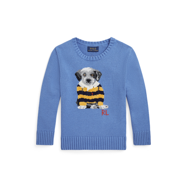 Ralph Lauren Kids Puppy インターシャニット セーター s7