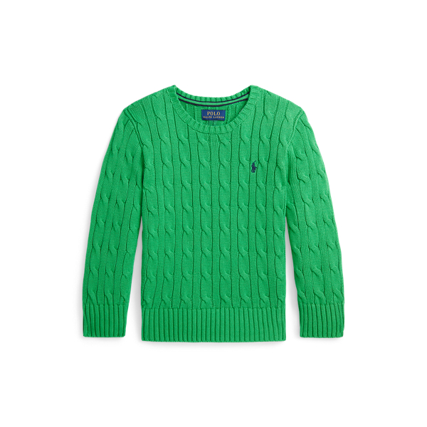 POLO RALPH LAUREN CHILDRENSWEAR】ケーブルニット コットン セーター 