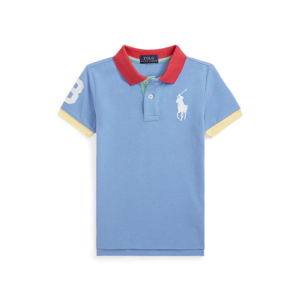 POLO RALPH LAUREN CHILDRENSWEAR】Big Pony コットン メッシュ 