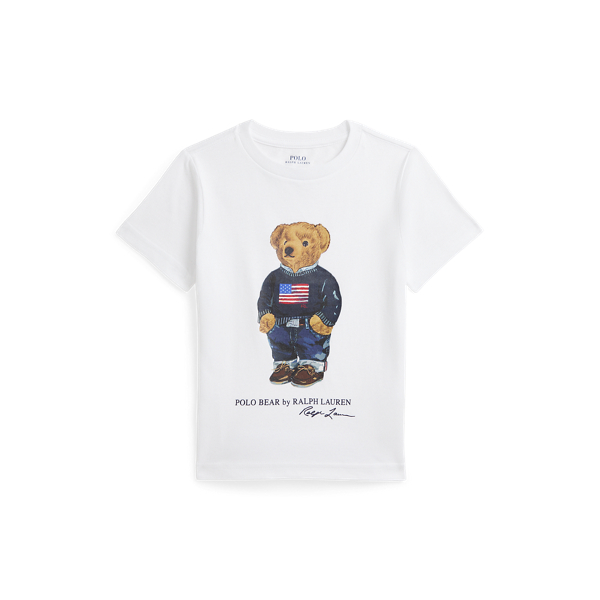 Polo ベア コットン ジャージー Tシャツ