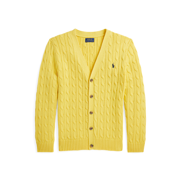 POLO RALPH LAUREN CHILDRENSWEAR】ケーブルニット コットン Vネック 