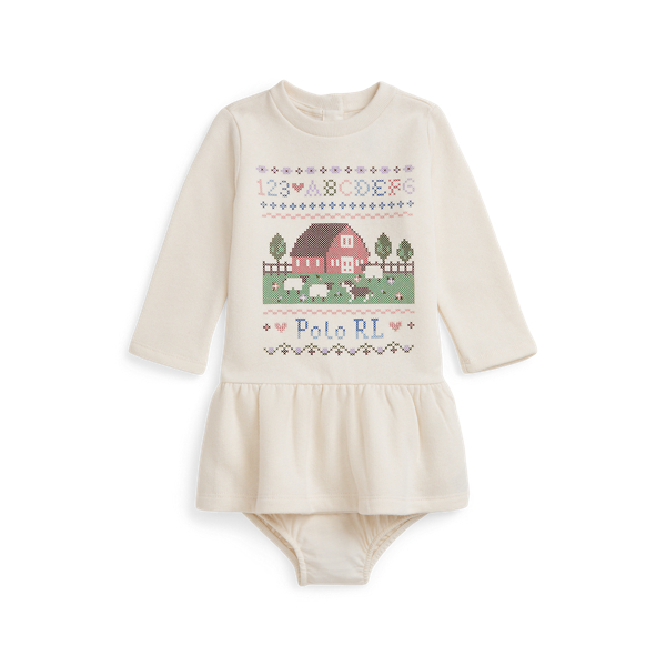Polo Ralph Laurenフェアアイル ショールカラー フリース ドレス