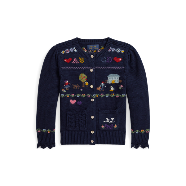 POLO RALPH LAUREN CHILDRENSWEAR】インターシャニット カーディガン I  