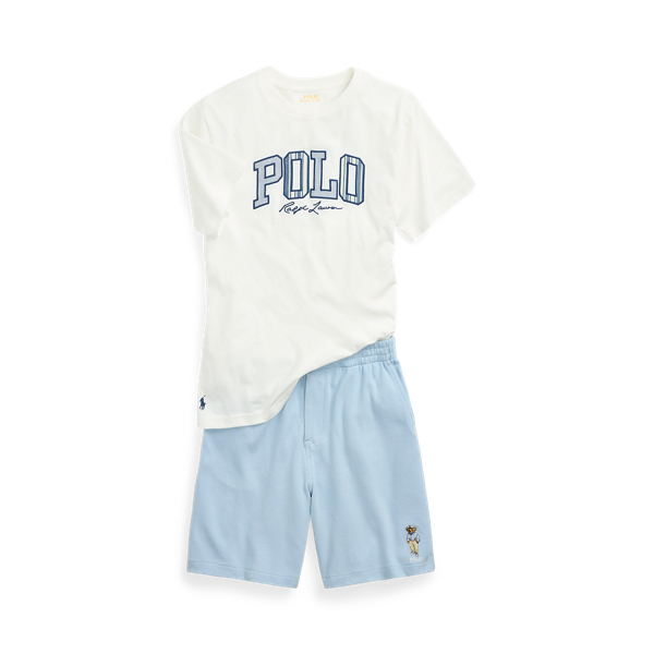 POLO RALPH LAUREN CHILDRENSWEAR】Polo ベア コットン メッシュ ショートパンツ I (パンツ)ブルー | ラルフ  ローレン公式オンラインストア