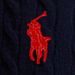 POLO RALPH LAUREN】ケーブルニット ウールカシミヤ セーター