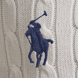 POLO RALPH LAUREN（ポロ ラルフ ローレン）】ケーブルニット コットン