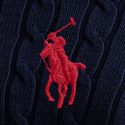 POLO RALPH LAUREN（ポロ ラルフ ローレン）】ケーブルニット コットン