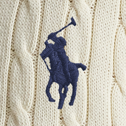 POLO RALPH LAUREN（ポロ ラルフ ローレン）】ケーブルニット コットン