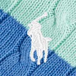 POLO RALPH LAUREN（ポロ ラルフ ローレン）】ストライプド ケーブル