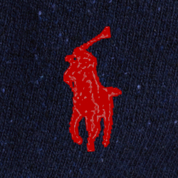 POLO RALPH LAUREN】ウールブレンド サドルスリーブ セーター