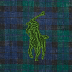 即発 ポロラルフローレン ポケットチーフ ポケットスクエア #14 POLO RALPH LAUREN】プラッド リネン ポケット スクエア