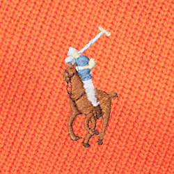 POLO RALPH LAUREN】リブニット ウールブレンド マフラー