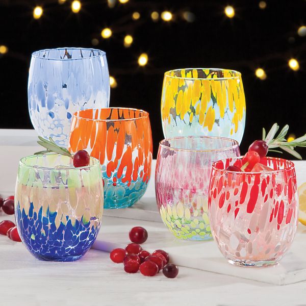 Colorata Drinking Glasses - Set of 6