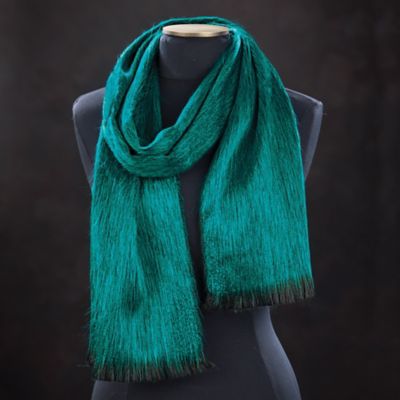 emerald green scarves