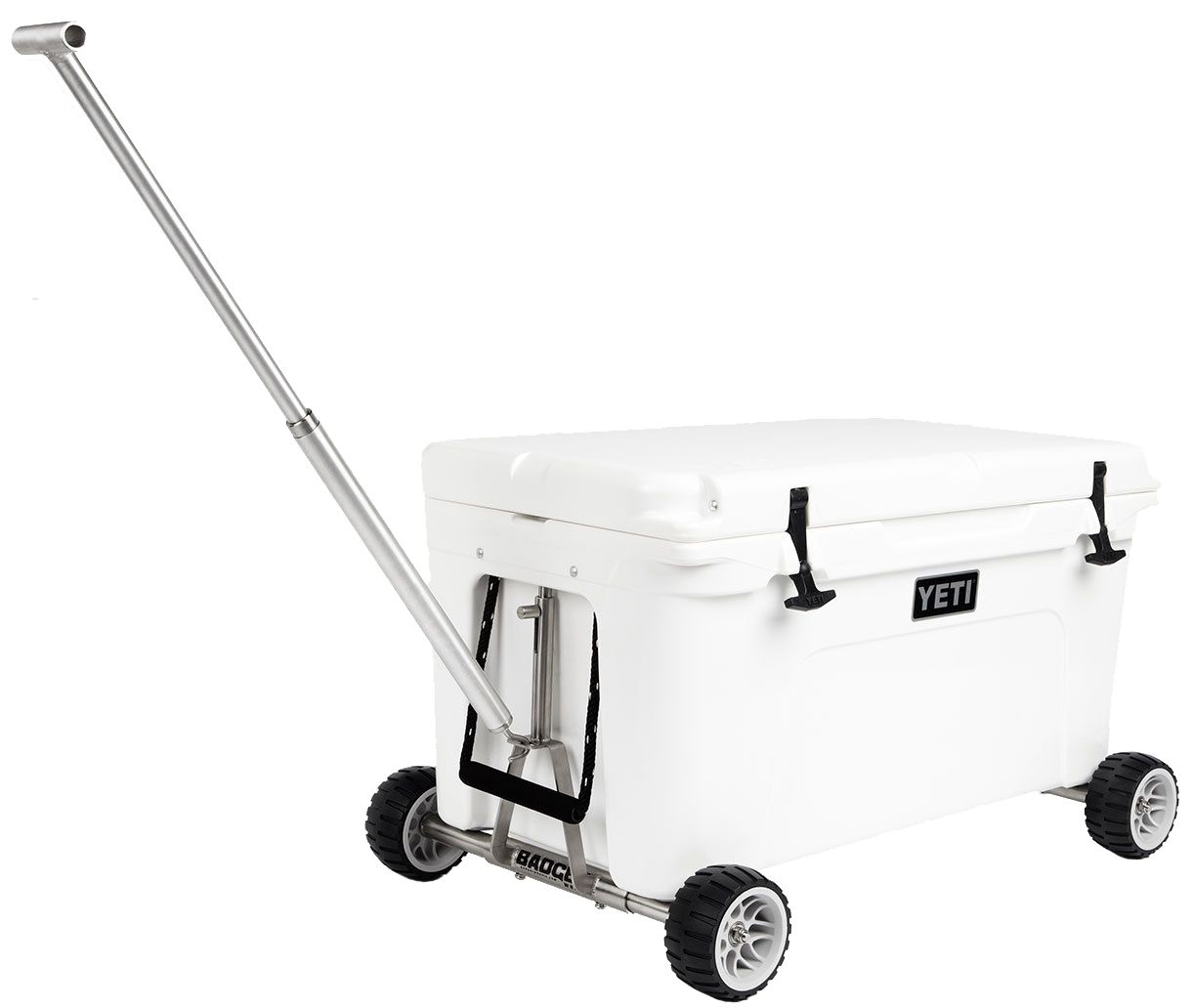 Cooler Extras Badger Wheels Kit Two Axles and Handle for Yeti Tundra