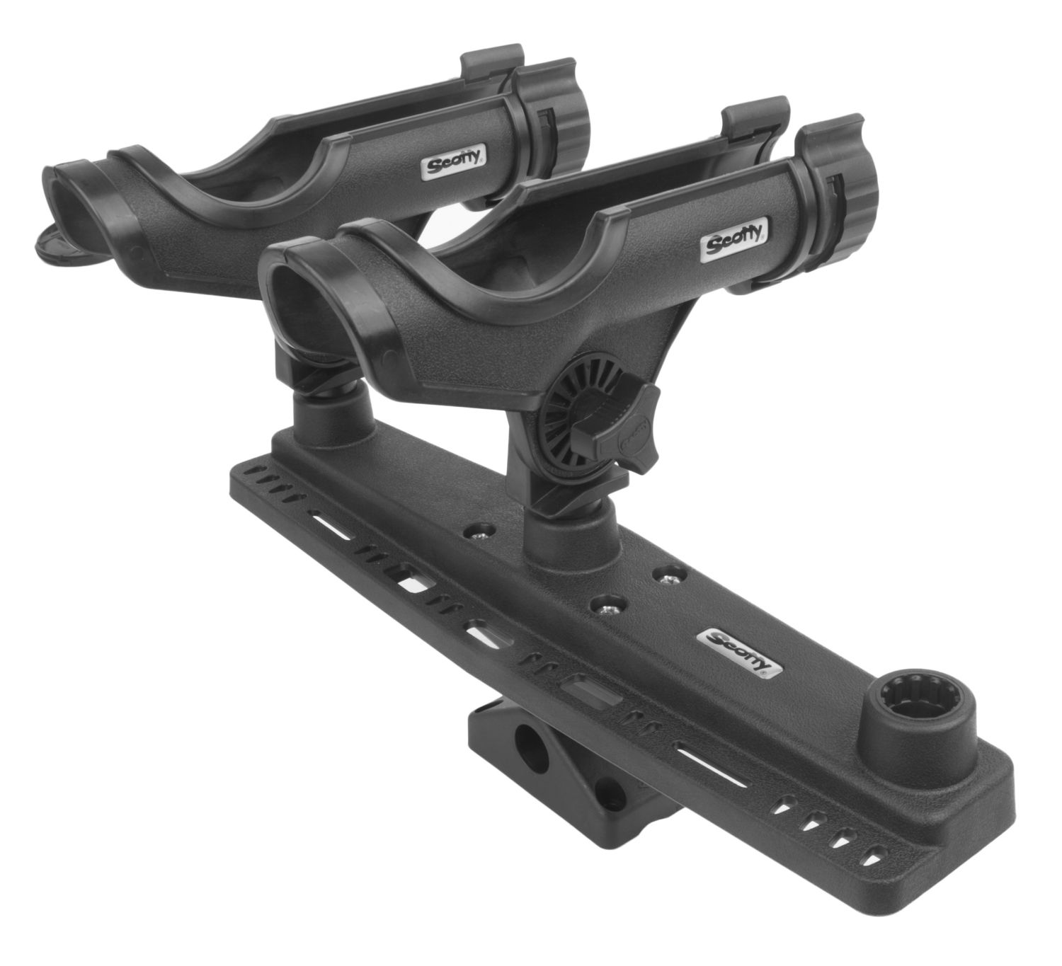 Scotty Triple Rod Holder 257 with 2 Powerlock Rod Holders AustinKayak